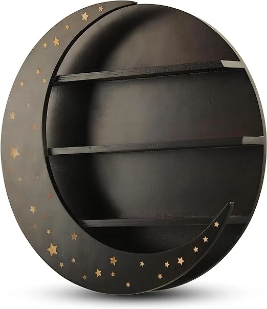 Wall Mounted Half Moon Decorative Organizer