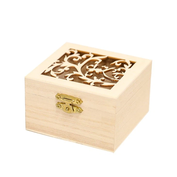 Wood Box For Crafts Jewelry Box Wooden Keepsake Box Gift